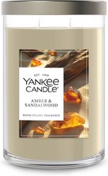 Yankee Candle Amber & Sandalwood Large Tumbler Scented Candle, 20-oz jar