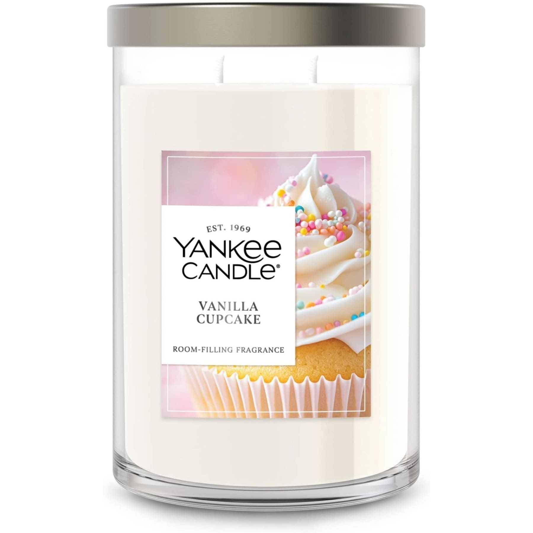 Yankee Candle Vanilla Cupcake Large Tumbler Scented Candle, 20-oz jar