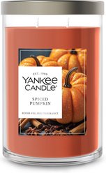 Yankee Candle Spiced Pumpkin Large Tumbler Scented Candle, 20-oz jar