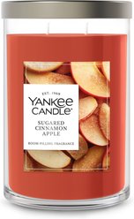Yankee Candle Sugared Cinnamon Apple Large Tumbler Scented Candle, 20-oz jar