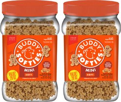 Buddy Biscuits Softies with Peanut Butter Soft & Chewy Dog Treats, 40-oz bundle