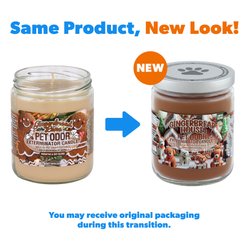 Pet Odor Exterminator Gingerbread House Deodorizing Candle, 13-oz jar slide 2 of 2