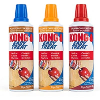 KONG Variety Pack - KONG Stuff'N Easy Treat Peanut Butter Recipe, Pepperoni Recipe & Bacon & Cheese Flavors
