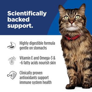 Hill's Science Diet Adult Sensitive Stomach & Sensitive Skin Chicken & Rice Recipe Dry Cat Food, 15.5-lb bag