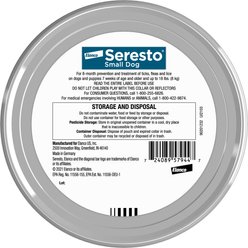 Seresto Flea & Tick Collar for Dogs, up to 18-lbs, 1 Collar (8-mos. supply) slide 2 of 8