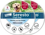 Seresto Flea & Tick Collar for Dogs, over 18-lbs, 2 Collars (16-mos. supply)