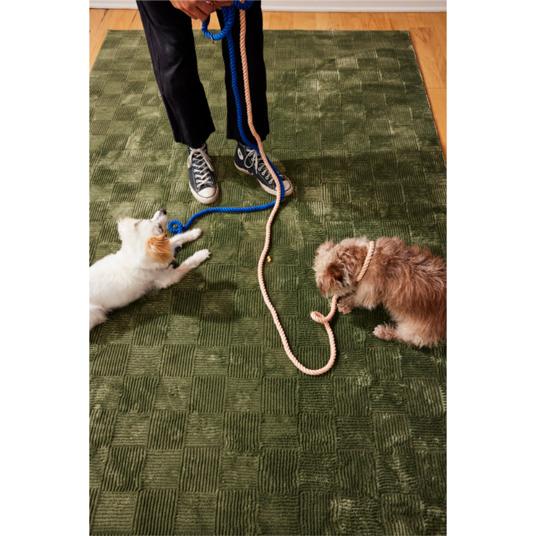 Revival Rugs Willow Rug, Evergreen, 3 x 5-ft