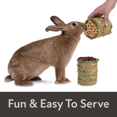 Show full view: Kaytee Mini Hay Bales Apple & Rose Small Pet Hay, 7-oz bag, 2 count slide 3 of 12