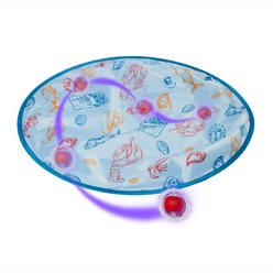 Frisco Interactive Play Mat with Fast Rolling Electronic Ball Cat Toy