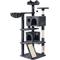 Show in main carousel: Yaheetech 57-in Plush Cat Tree & Condo, Dark Gray slide 2 of 11
