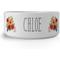 Show in main carousel: PGS Floral Name Floral Small Pet Bowl, Black/White/Pink/Blue/Orange, 7 x 2 7/8-in slide 1 of 3