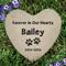 Show in main carousel: PGS Paw Prints Forever In Our Hearts Flat Garden Stone, Black, 10-in slide 2 of 2