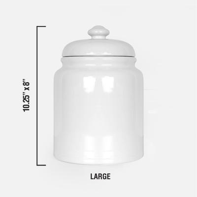 Show full view: PGS Treats For with Paw Prints Cookie Jar, Black/White slide 4 of 4