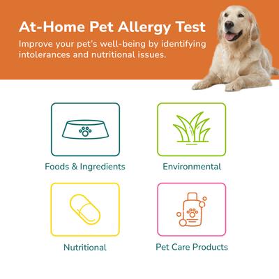Show full view: TotalVet At-Home Pet Intolerance Dog & Cat Allergy Test Kit slide 3 of 10