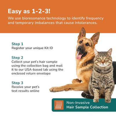 Show full view: TotalVet At-Home Pet Intolerance Dog & Cat Allergy Test Kit slide 5 of 10
