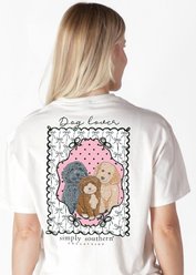 Simply Southern Dog Portrait Tee, Oyster, Large