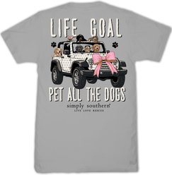 Simply Southern Offroading Dogs Tee, Lunar, X-Large slide 2 of 4