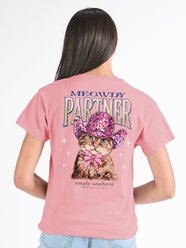 Simply Southern Cowgirl Kitten Tee, Tearose, XX-Large