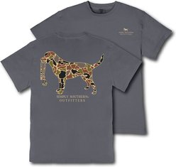 Simply Southern Camo Dog Silhouette Mineral Washed Tee, Graphite, X-Large slide 2 of 4