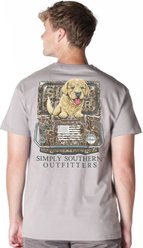 Simply Southern Puppy in Cooler Tee, Driftwood, XX-Large