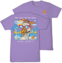 Simply Southern Coastal Goose Tee, Grape, XX-Large slide 2 of 4