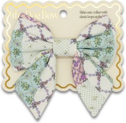 Simply Southern Trellis Patchwork Dog Bow Tie