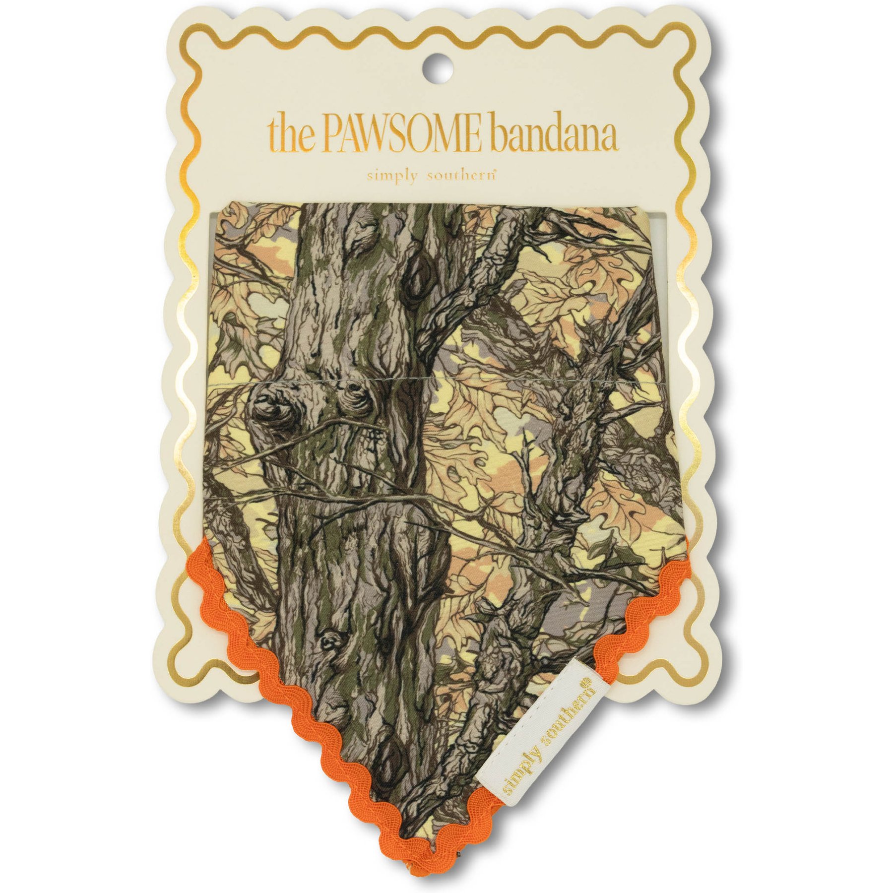 Simply Southern Tree Camo Dog Bandana