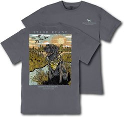 Simply Southern Hunting Dog Mineral Washed Tee, Graphite, X-Large slide 2 of 4