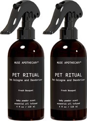 Muse Apothecary Ritual Cologne Fresh Bouquet Dog & Cat Spray, 4-fl oz bottle, 2 count