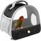 Show in main carousel: Halinfer Portable Bird Travel Carrier Cage, 1-lb bag, Black slide 6 of 8