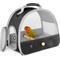 Show in main carousel: Halinfer Portable Bird Travel Carrier Cage, 1-lb bag, Black slide 1 of 8