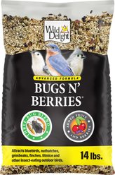 Wild Delight Bugs N' Berries Wild Bird Food, 14-lb bag