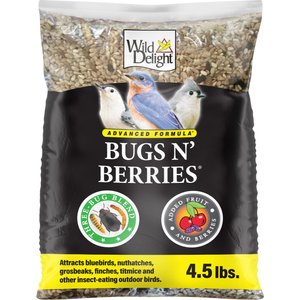 Wild Delight Bugs N' Berries Wild Bird Food, 4.5-lb bag