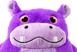 KONG Snuzzles Hippo Squeaky Plush Dog Toy, Purple, X-Large slide 2 of 7