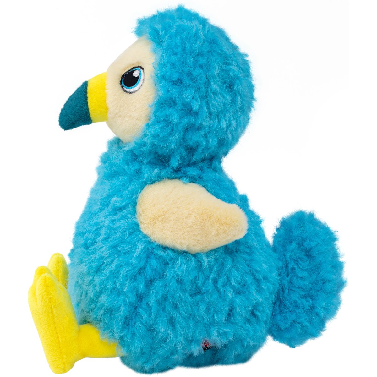 KONG Toughz Dodo Squeaky Plush Dog Toy, Blue, Medium