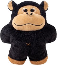 KONG Snuzzles Gorilla Squeaky Plush Dog Toy, Black, X-Large