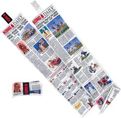 KONG Daily Newspaper Squeaky Plush Dog Toy, Multicolor, X-Large