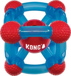 KONG Rewards Tinker Treat Dispensing Dog Toy, Red Blue, Medium/Large