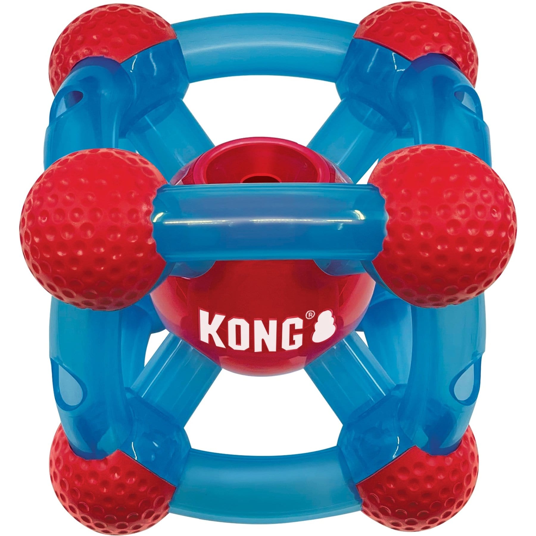 KONG Rewards Tinker Treat Dispensing Dog Toy, Red Blue, Medium/Large