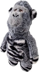 KONG Jungle Jamz Gorilla Tough Squeaky Plush Dog Toy, Grey, Medium/Large slide 2 of 7