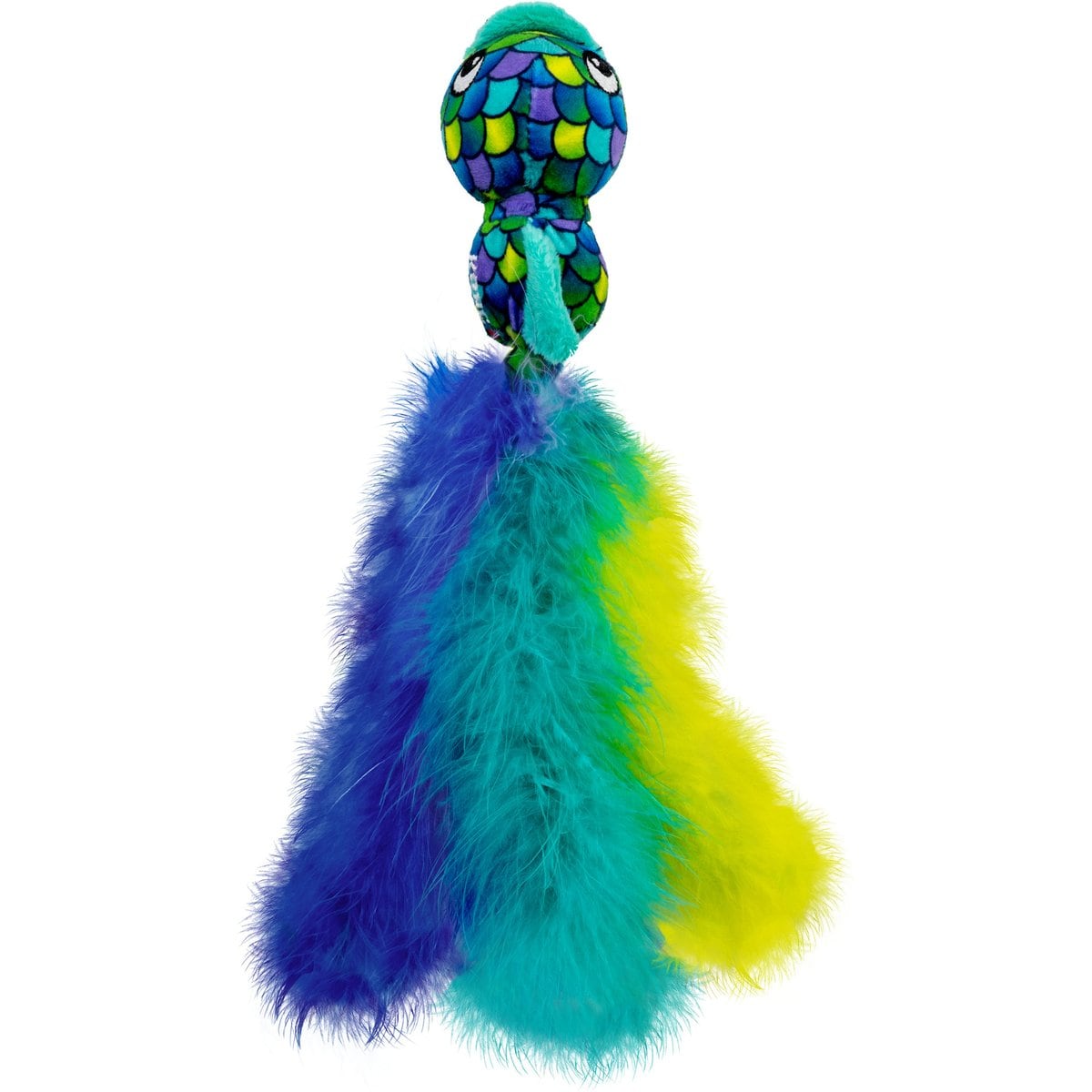 KONG Wubba Fish Assorted Plush Cat Toy with Catnip, Multicolor
