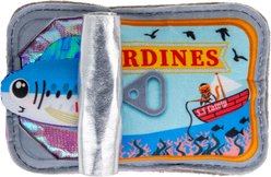 KONG Crackles Sardine Plush Cat Toy with Catnip, Multicolor