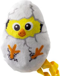 KONG Scrattles Chicken Plush Cat Toy with Catnip, Yellow, 2 count slide 2 of 7