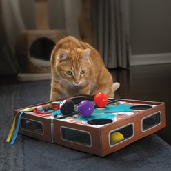 KONG Playground Pool Table Game & Puzzle Cat Toy with Catnip, Multicolor slide 2 of 6