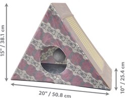 KONG Play Spaces Zen Den Tunnel Cat Toy with Catnip, Multicolor slide 2 of 4