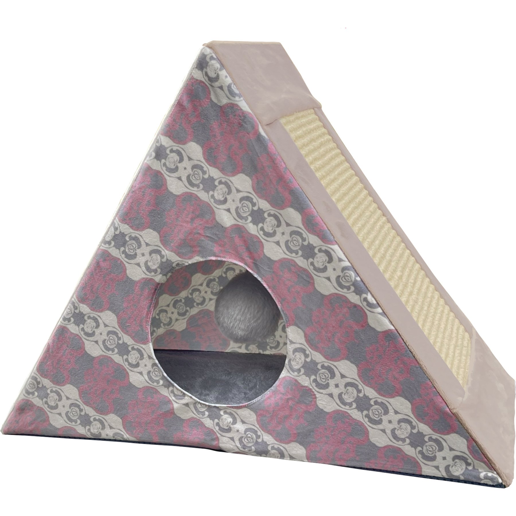 KONG Play Spaces Zen Den Tunnel Cat Toy with Catnip, Multicolor