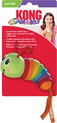 KONG Bat-A-Bout Clackz Caterpillar Mice Cat Toy with Catnip, Multicolor slide 2 of 4