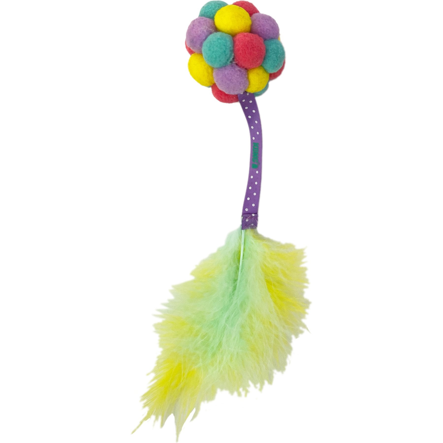 KONG Active Bubble Ball Assorted Plush Cat Toy with Catnip