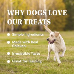 AFreschi Natural Chicken Dipped Rice Bones Human-Grade Jerky Dog Treats, 24-oz bag slide 2 of 6