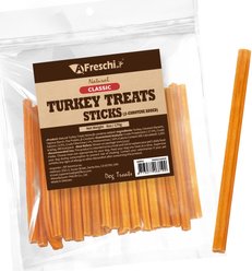 AFreschi Natural Turkey Sticks with B-Carotene Grain-Free Soft & Chewy Dog Treats, 6-oz bag